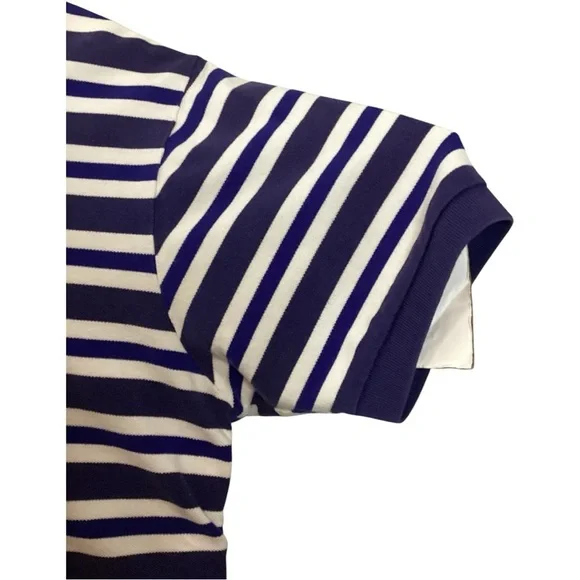 Ralph Lauren Men's Navy and White Striped Polo Shirt Size XL - Picture 4 of 10
